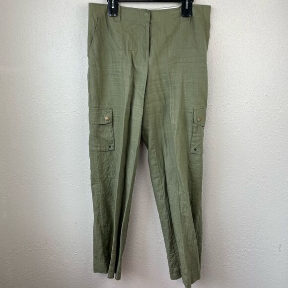 Tapemeasure Andi Linen Cargo Pants Size 10 EUC - Picture 1 of 6